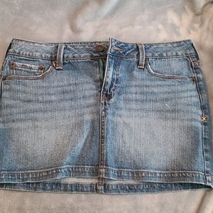 Tilt jean skirt